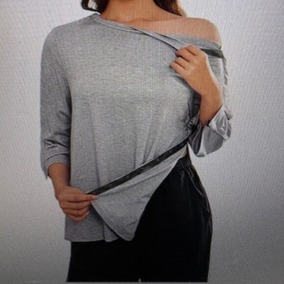 Post Shoulder Surgery Tear Away Top with 3/4" Sleeves (NWT) - Picture 3 of 15